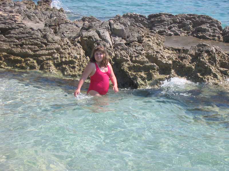Daniela hat keine Angst vor dem Meer