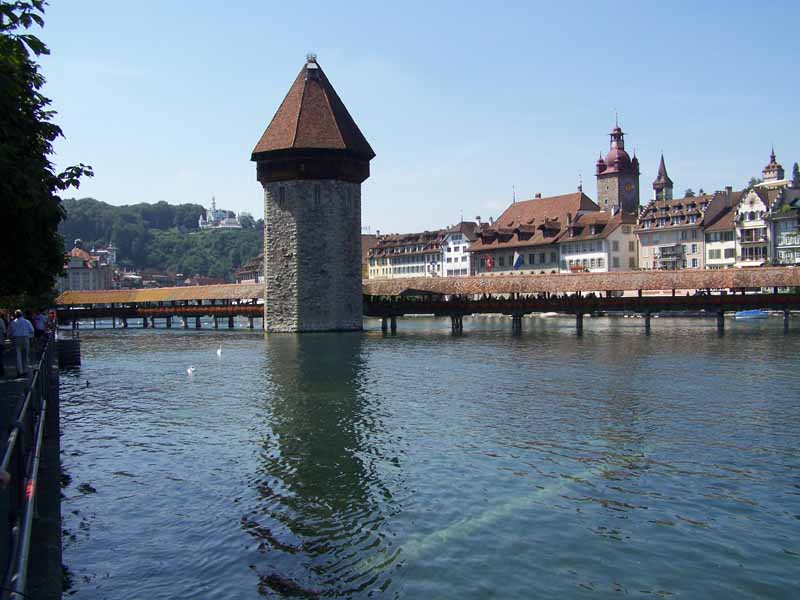 Luzern mit der Kapellbrücke