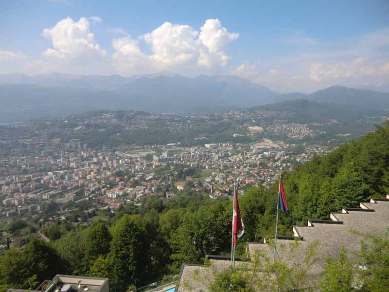 Monte Bre - Blick über Lugano