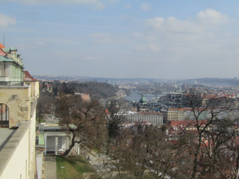 Blick über die Moldau