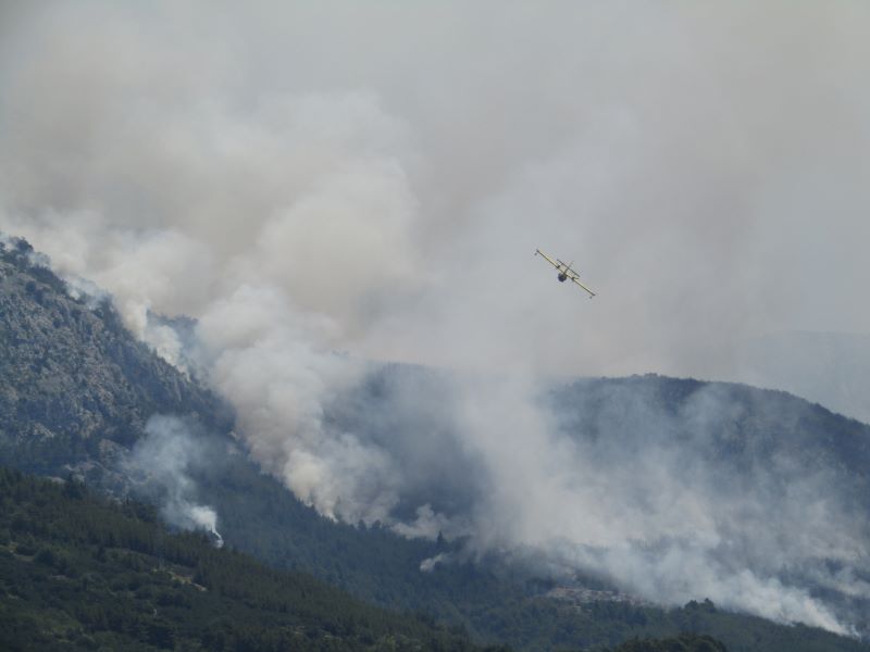 Löschflugzeuge im Einsatz