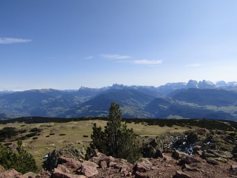 Blick nach Osten vom Rittner Horn