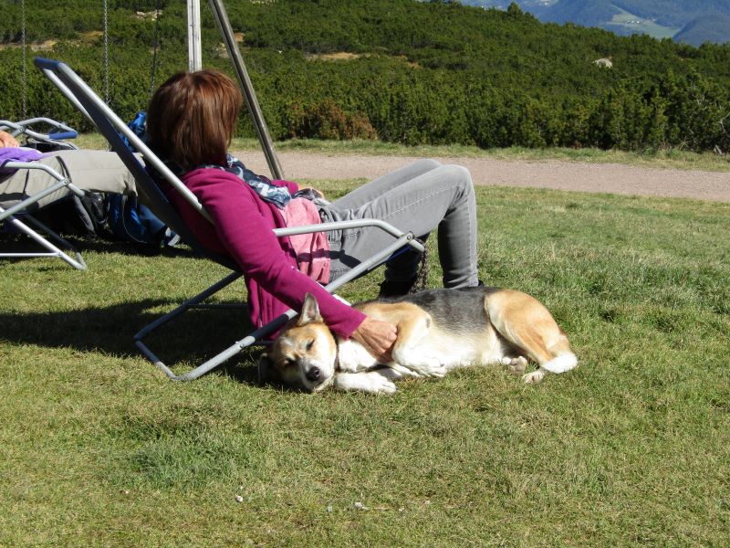 Es lässt sich gut rasten auf der Schwarzseespitze