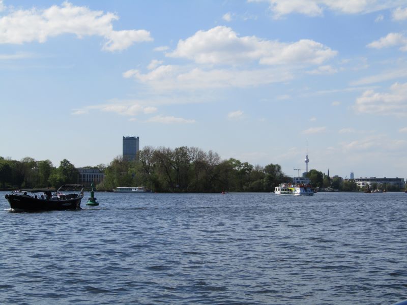 ein Wahrzeichen von Berlin in Sicht