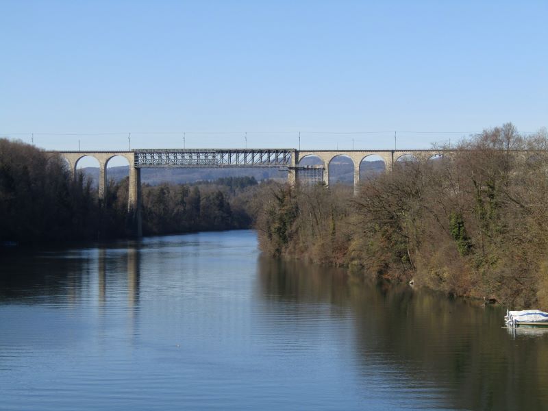 Eisenbahnbrücke bei Eglisau