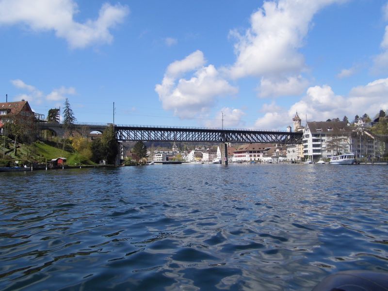 Eisenbahnbrücke von Feuerthalen