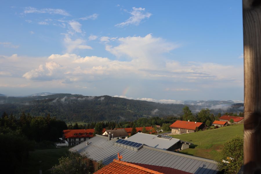 Regenbogen am Abend